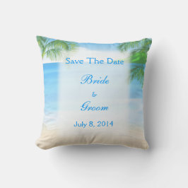 Almofada Dreamy Beach Wedding Save The Date