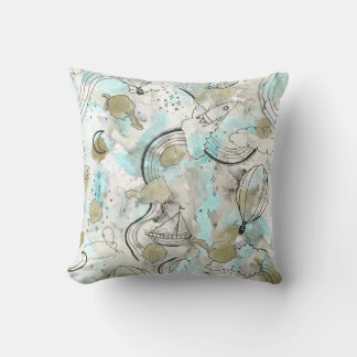 Almofada Dreamy Blue Skyscape e Viagens com sono