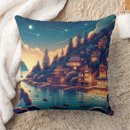 Almofada Dreamy Coastal Night