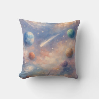 Almofada Dreamy Cosmic Pillow – Planets & Galaxies