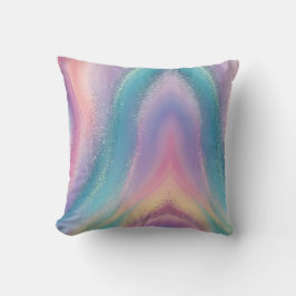 Almofada Dreamy Pastel Galaxy Abstrato Art Design