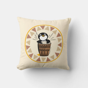 Almofada Drummer Penguin