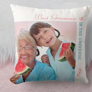 Almofada Duas fotos quadradas - o melhor Grammie no