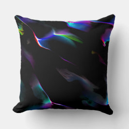 Almofada Dunas digitais coloridas com azul escuro predomina