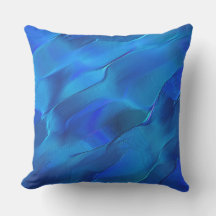 Dunas metálicas em tons de azul vívido