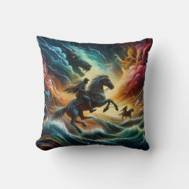 Almofada Duo Dinâmico: Aventura Stormy Horseback