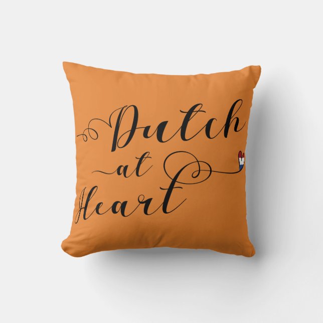 Almofada Dutch In Heart Throw Cushion, Holanda (Frente)