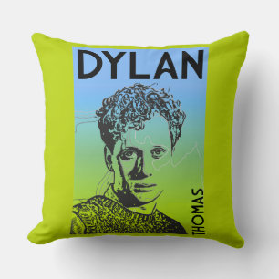 Almofada Dylan Thomas Welsh Poet