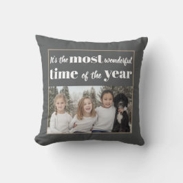 Almofada É a época mais maravilhosa do ano! Foto
