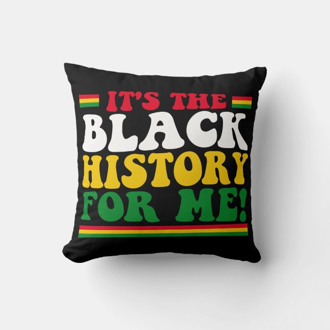 Almofada É a história negra para mim (Frente)