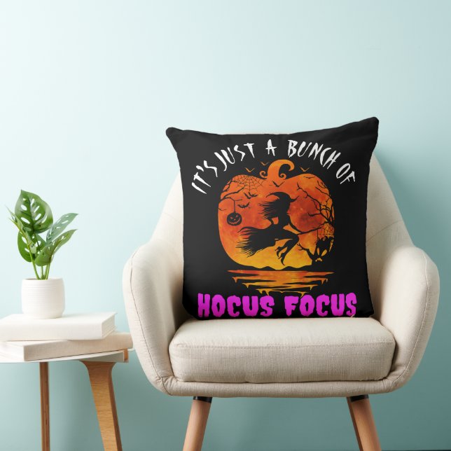 Almofada É Apenas um Monte de Hocus Pocus Abóbora Halloween (Cadeira)
