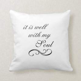 Almofada É bom com a minha citação da alma