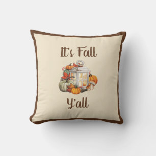 Almofada É Fall Y'all - Decor de Queda de Fábrica Russo