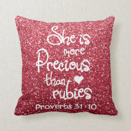 Almofada É mais preciosa do que o brilho dos provérbio dos