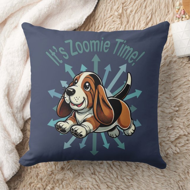 Almofada É o Hound da Base de Tempo Zoomie (Cobertor)