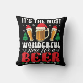 Almofada É o momento mais maravilhoso para um Natal de cerv