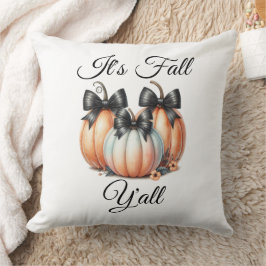 Almofada É outono Y'all: Pastel Pumpkins