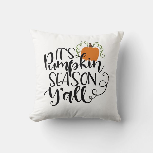 Almofada É Pumpkin Season Y’all (Frente)