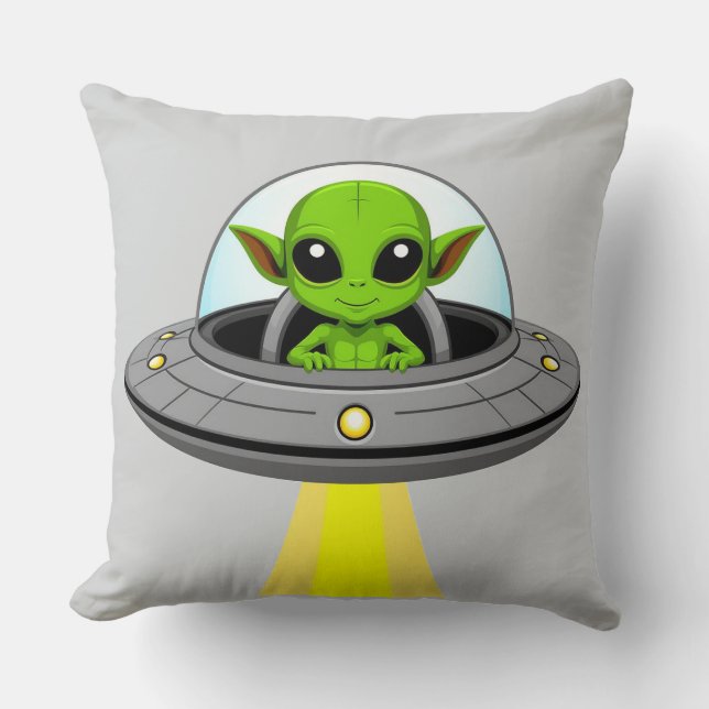 Almofada E.T. de desenho animado adorável (Frente)
