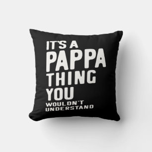Almofada É um presente do padre Pappa Thing