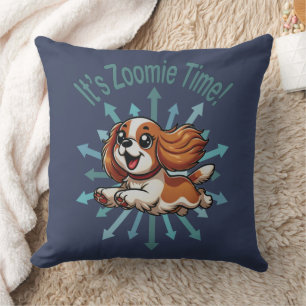 Almofada É Zoomie Time Cavalier Spaniel