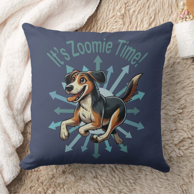 Almofada É Zoomie Time Medium Mutt (Cobertor)