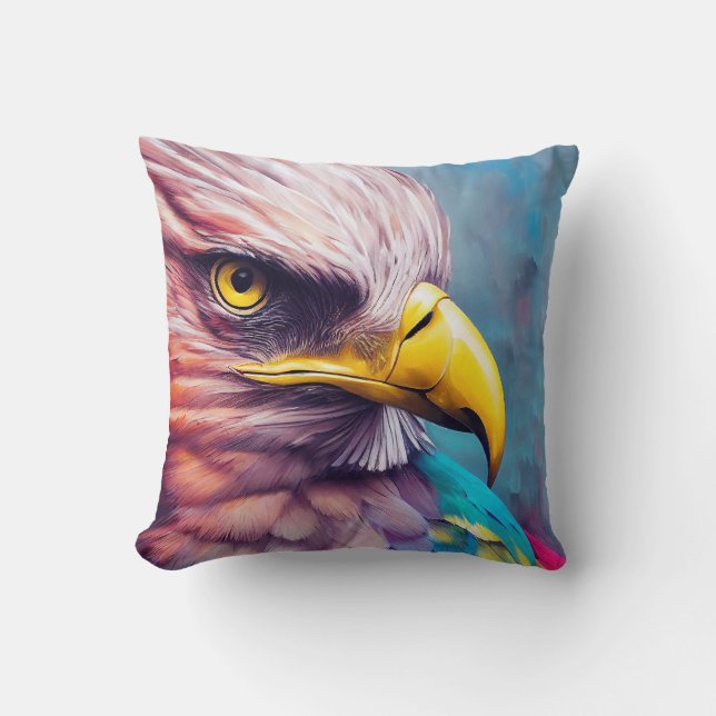 Almofada Eagle Bald Eagle Animal Discovery Nature (Frente)