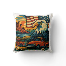 Eagle Glory Vintage Tee - Bandeira Patriótica Amer