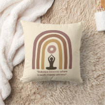 Earth-Toned Mindfulness Rainbow Yoga Design