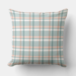 Almofada Easter Pastel Gingham Throw Pillow