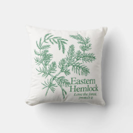 Almofada Eastern Hemlock Love the Forest Throw