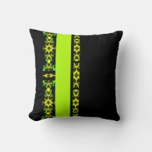 Ébano Lime Moderno Africano Preto e Verde Geométri