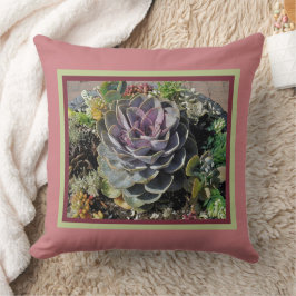 ALMOFADA "ECHEVERIA E OUTROS SUCCULENTES"