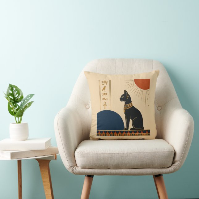 Almofada Echoes Nile Egyptian Bastet Cushion (Cadeira)
