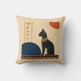 Almofada Echoes Nile Egyptian Bastet Cushion