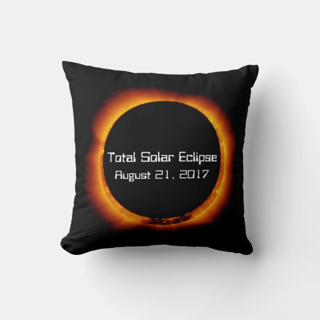 Almofada Eclipse Solar Total 2017 (Frente)