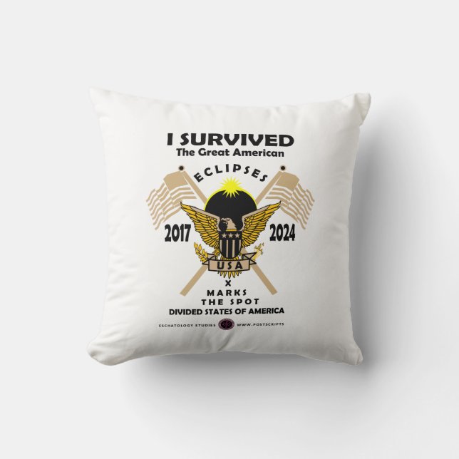Almofada Eclipses excelentes Americanos (Frente)