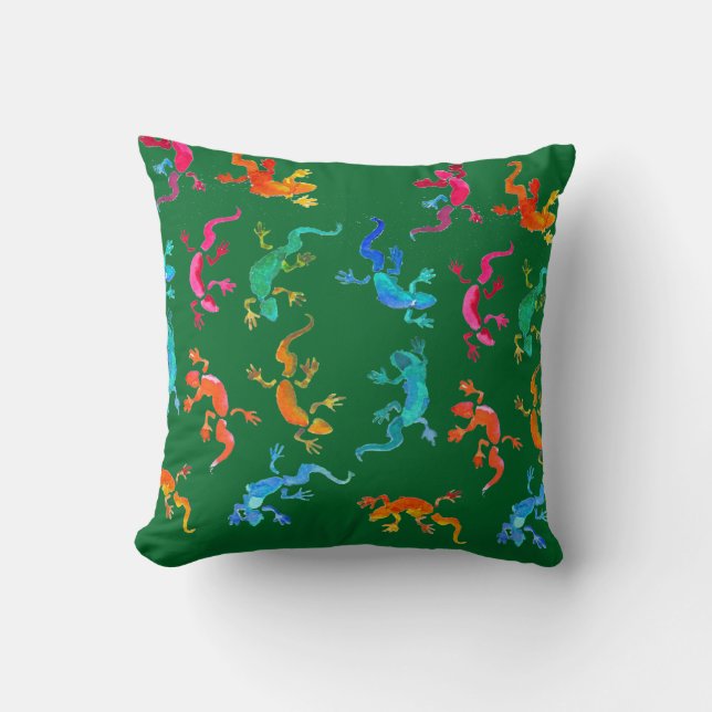 Almofada Econatureza dos répteis da lagartixa (Frente)