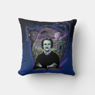 Almofada Edgar Allan Poe Gothic