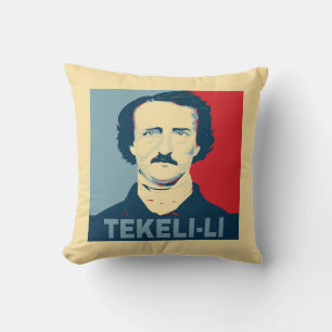 Almofada Edgar Allan Poe TEKELI-LI Estilo de Esperança