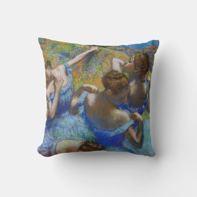 Almofada Edgar Degas - Dançarinas Azuis (Frente)