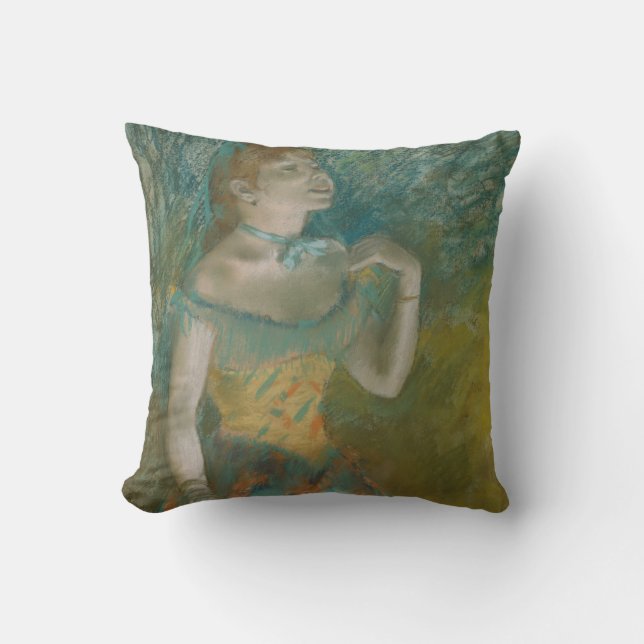 Almofada Edgar Degas | o cantor no verde (Frente)