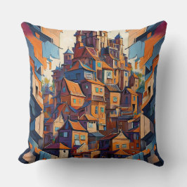 Almofada Edifícios Coloridos