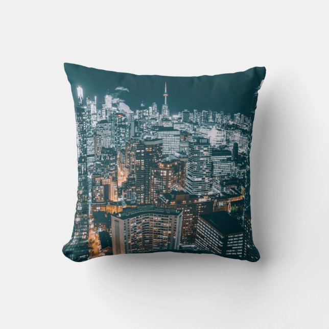 ALMOFADA EDIFÍCIOS DE CIDADE NA VISÃO PRINCIPAL (Frente)