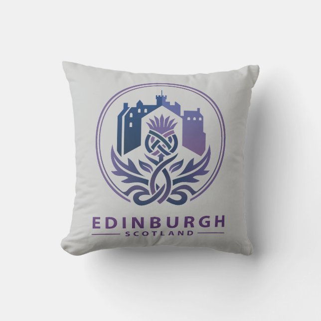 Almofada Edimburgo Escócia Reino Unido (Frente)