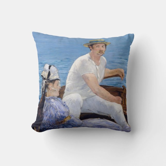 Almofada Edouard Manet - Embarcação (Frente)