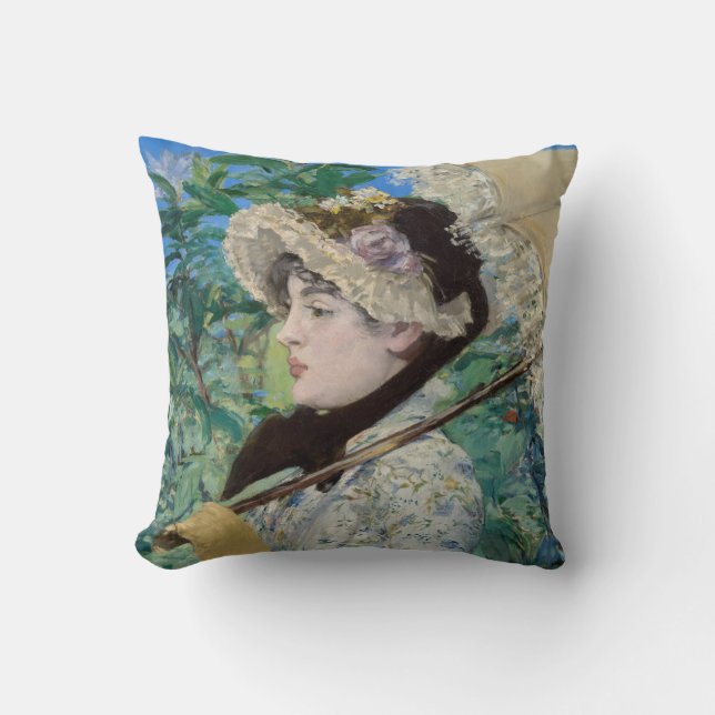 Almofada Edouard Manet - Jeanne / Primavera (Frente)