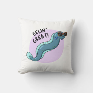 Almofada Eelin Excelente Engraçado Slippery Eel Pun