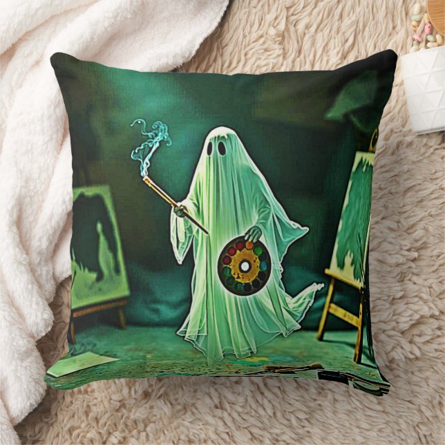 Almofada Eerie Masterícula de artista fantasma (Cobertor)
