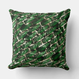 Almofada Efeito de parede verde e bolhas mais escuras?